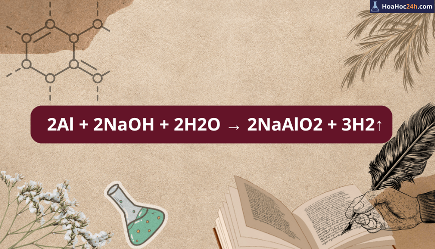 Phương trình hóa học Al + NaOH