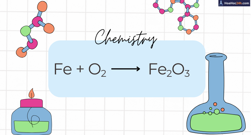 Fe + o2 → Fe2O3