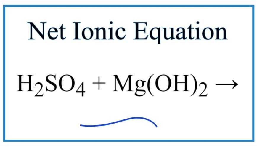 Điện li ion trong phản ứng Mg(OH)₂ + H₂SO₄ cụ thể