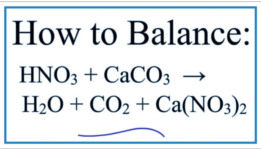 Phản ứng CaCo3 + HNO₃ tạo ra khí CO₂