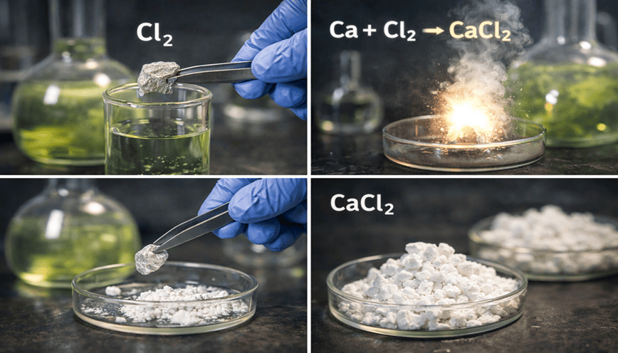 Ý nghĩa hóa học quan trọng đằng sau phản ứng Ca + Cl2