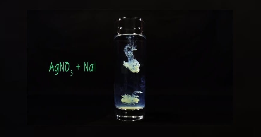 Phản ứng tạo ra sản phẩm AgI và NaNO3
