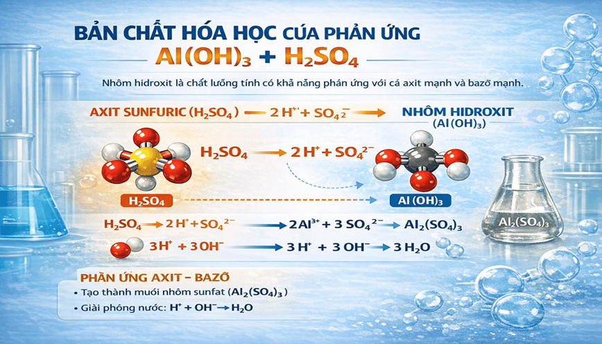 Bản chất của phản ứng này có tính trung hòa giữa axit và bazo