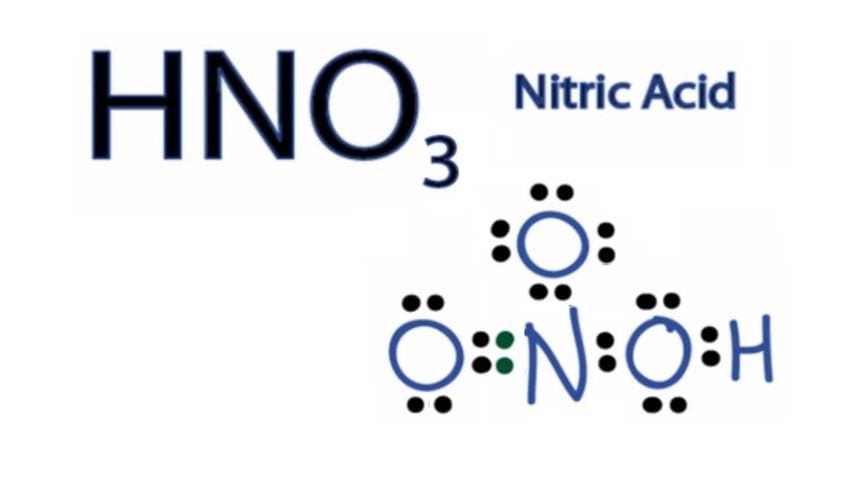 Dung dịch axit nitric HNO3 trong phòng thí nghiệm hóa học