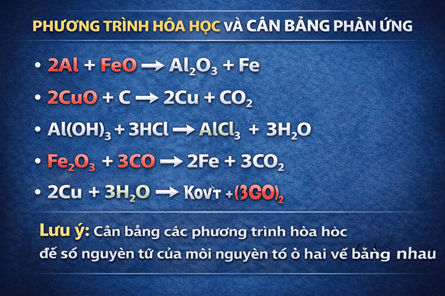 Hướng dẫn cách cân bằng phản ứng của Al(OH)3 + HCl
