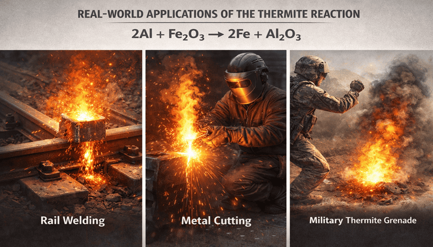 Những ứng dụng vô cùng quan trọng của phản ứng nhiệt nhôm