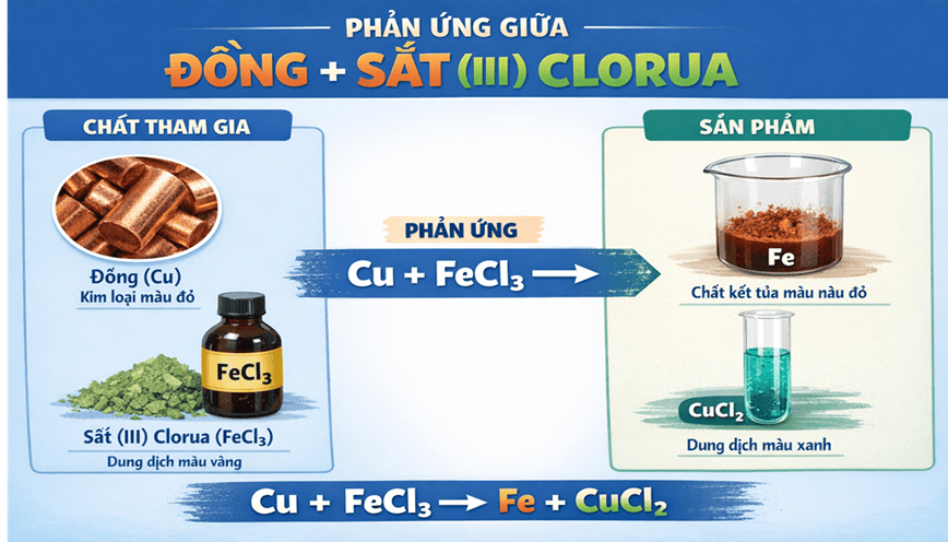 Phân tích các chất sẽ tham gia phản ứng Cu + FeCl₃ một cách toàn diện