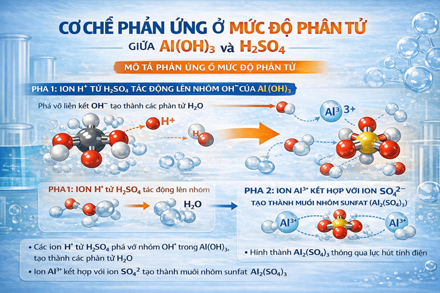 Quan sát diễn biến phản ứng dưới mức độ phân tử