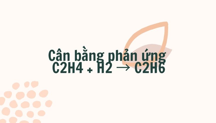 Cơ chế phản ứng và cách cân bằng cho học sinh
