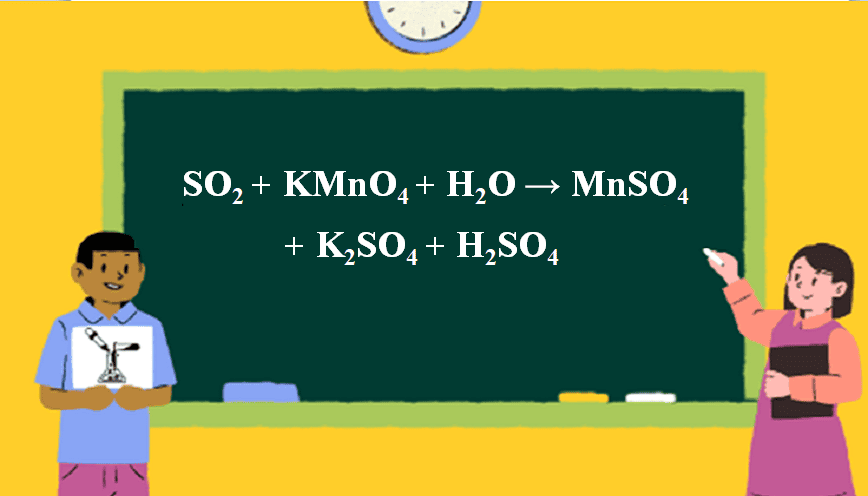 Phản ứng SO2 + KMnO4 có gì đặc biệt?