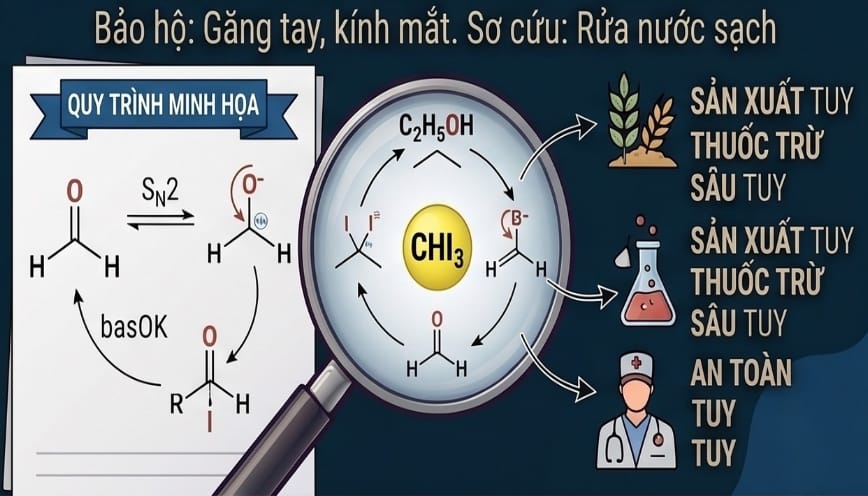 Cần rửa ngay với nước sạch nếu chẳng may dính vào hóa chất