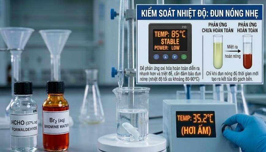 Duy trì nhiệt độ ở mức phòng hoặc hơi ấm
