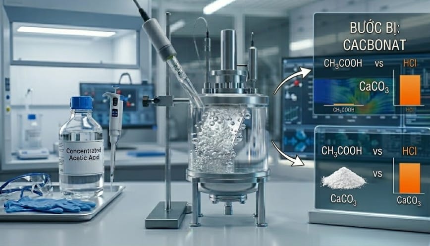 Giải thích hiện tượng thí nghiệm kết hợp 2 loại Axit