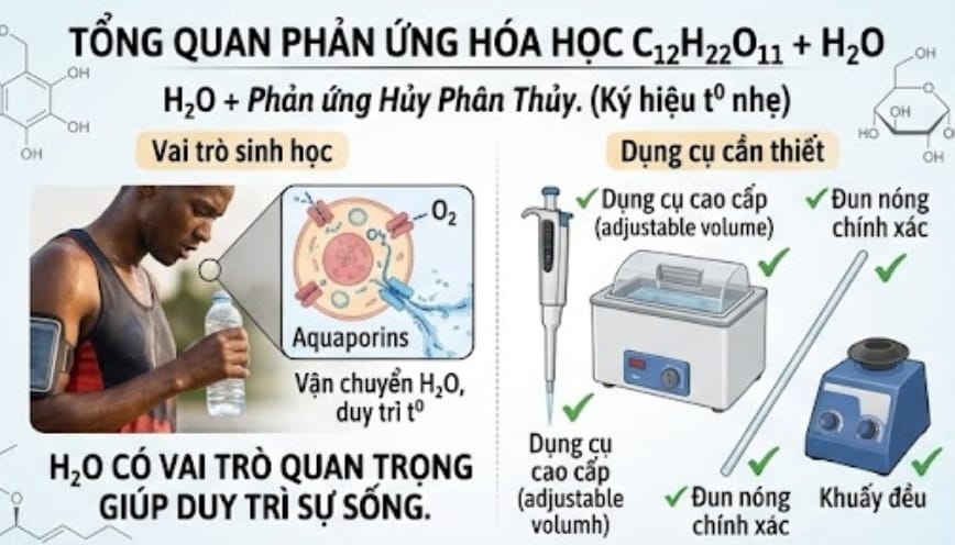 H2O có vai trò quan trọng giúp duy trì sự sống