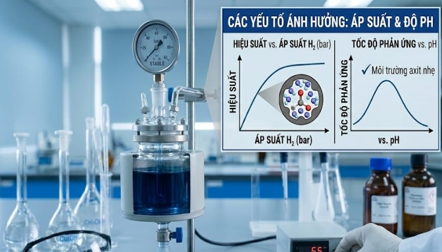 HCHO + H2 được ứng dụng nhiều trong công nghiệp