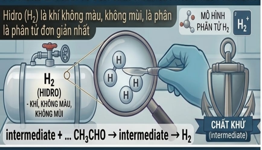Hidro là phân tử đơn giản tham gia vào nhiều phản ứng