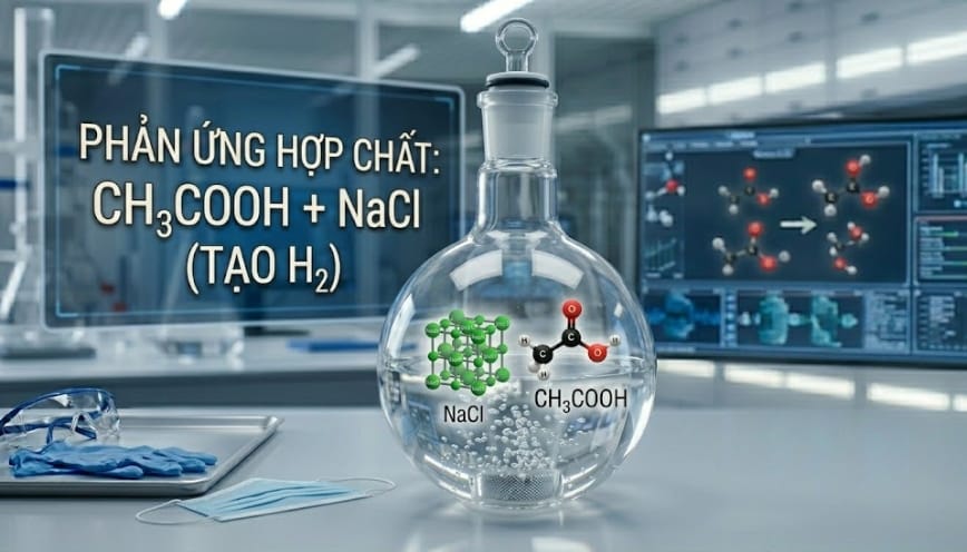 Hình ảnh phản ứng trong môi trường khan nước