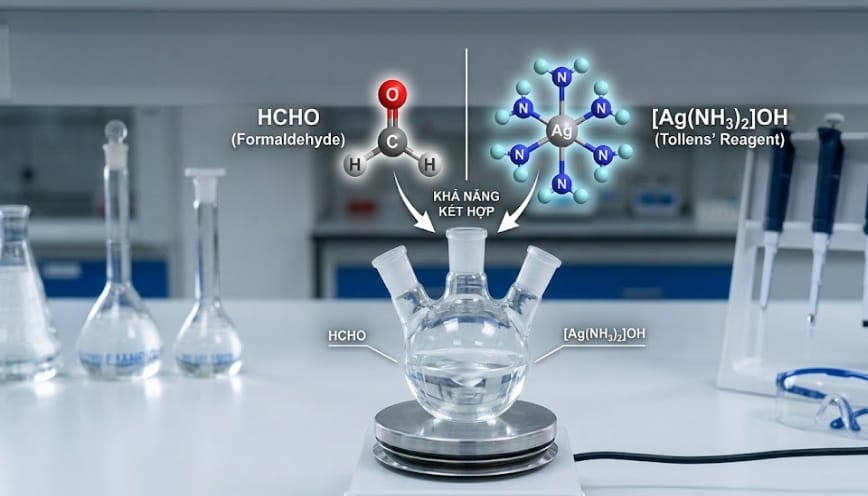 Phản ứng HCHO + Cu(OH)2 + NaOH thuộc phản ứng oxi hoá - khử