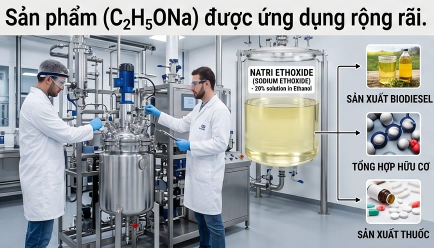 Sản phẩm thu được được ứng dụng trong nhiều lĩnh vực