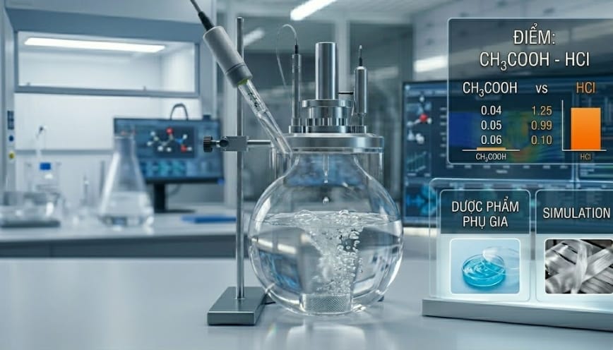 So sánh tính chất của CH3COOH và HCl