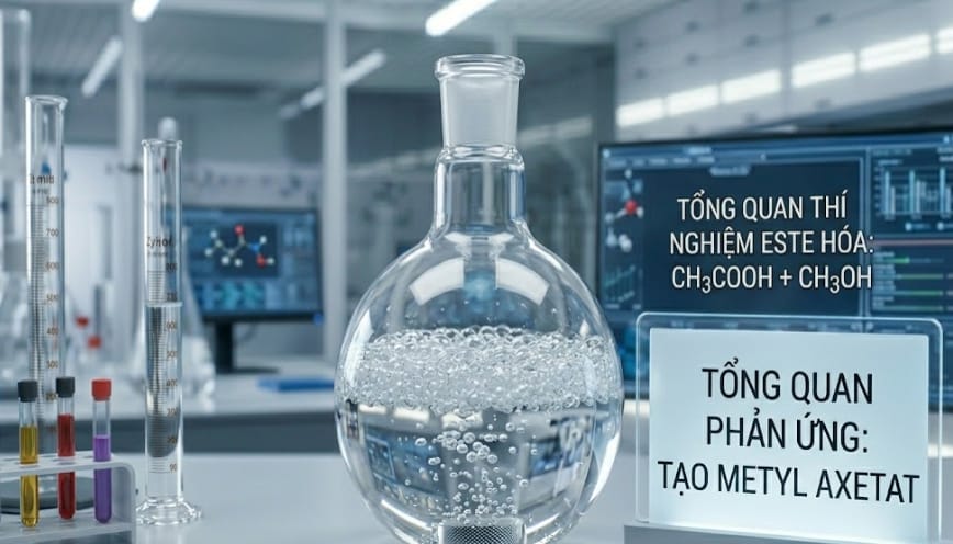 Tổng quan thí nghiệm CH3COOH + CH3OH