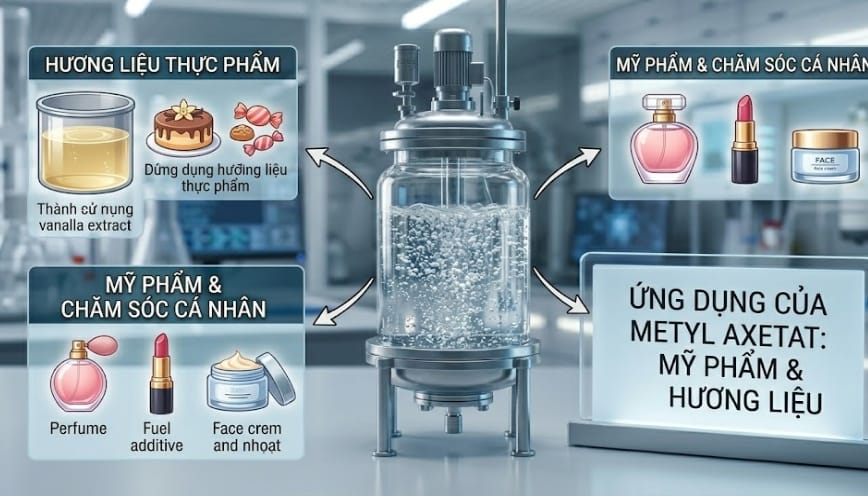 Ứng dụng với mỹ phẩm, hương liệu