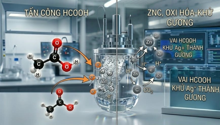 Vai trò của HCOOH Axit Fomic trong phản ứng