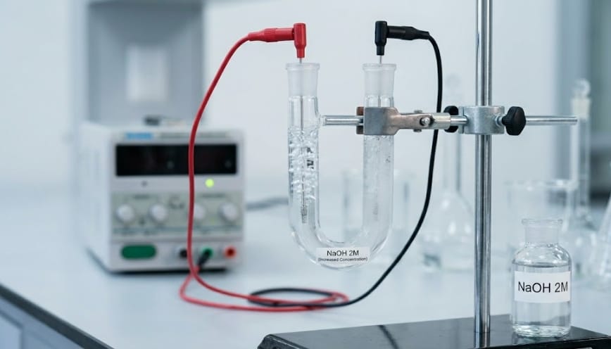 Điều kiện của phản ứng điện phân Natri hiđroxit