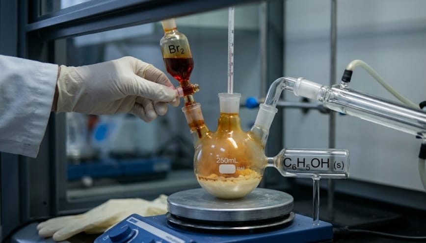 Lưu ý lượng hóa chất để đảm bảo phản ứng diễn ra