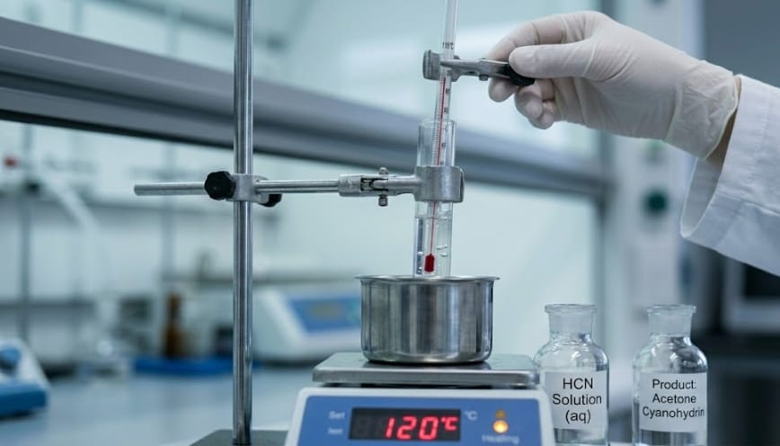 Thay đổi nhiệt độ và trạng thái dung dịch trong ống nghiệm